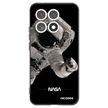 Picasee silikonowe czarne etui na Xiaomi 15T - Astronaut Big