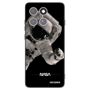 Picasee silikonowe czarne etui na Motorola Edge 60 Fusion - Astronaut Big