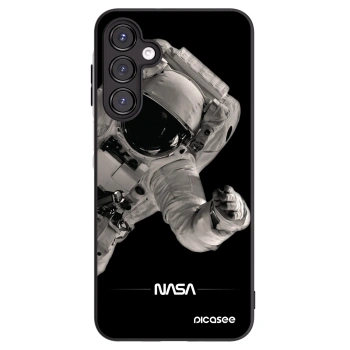 Picasee silikonowe czarne etui na Samsung Galaxy A16 4G - Astronaut Big
