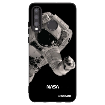 Picasee silikonowe czarne etui na Huawei P30 Lite - Astronaut Big