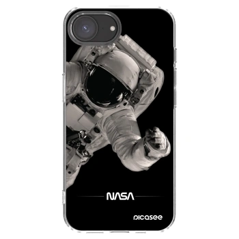 Picasee silikonowe przeźroczyste etui na Apple iPhone 17e - Astronaut Big