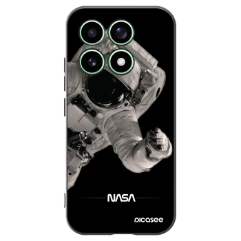 Picasee silikonowe czarne etui na Xiaomi 17 - Astronaut Big