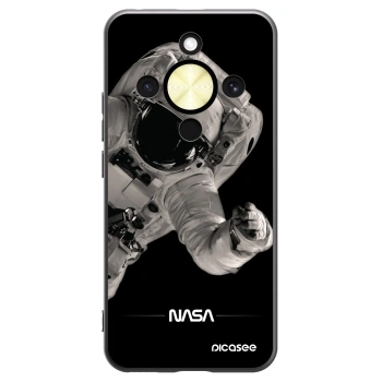 Picasee silikonowe czarne etui na Honor Magic8 Lite 5G - Astronaut Big