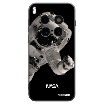 Picasee silikonowe czarne etui na Vivo X300 Pro - Astronaut Big
