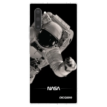 Picasee silikonowe przeźroczyste etui na Samsung Galaxy Note 10 N970F - Astronaut Big