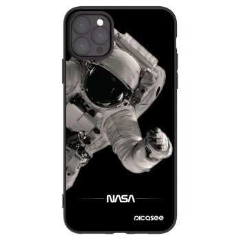 Picasee silikonowe czarne etui na Apple iPhone 11 Pro Max - Astronaut Big