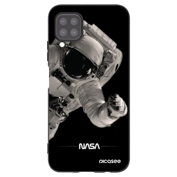 Picasee silikonowe czarne etui na Huawei P40 Lite - Astronaut Big