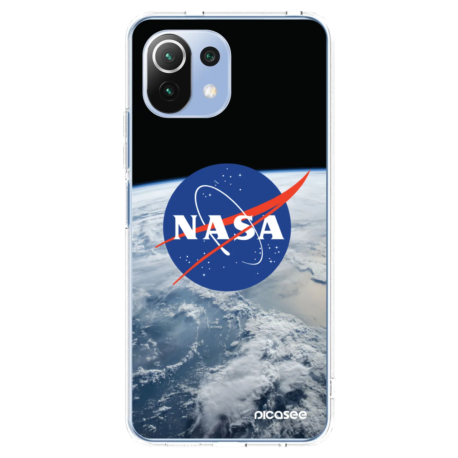 Picasee silikonowe przeźroczyste etui na Xiaomi 11 Lite 5G NE - Nasa Earth