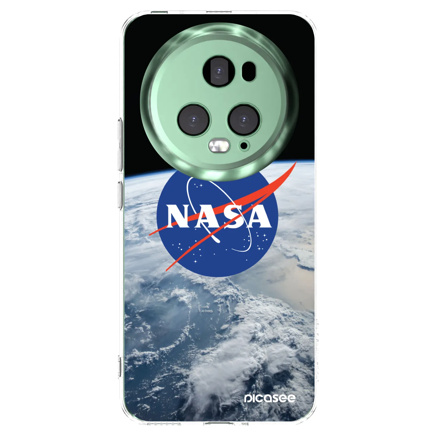 Picasee silikonowe przeźroczyste etui na Honor Magic5 Pro - Nasa Earth