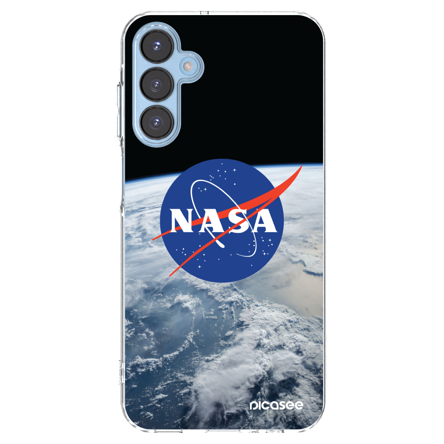 Picasee silikonowe przeźroczyste etui na Samsung Galaxy A15 A156B 5G - Nasa Earth