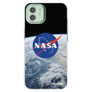 Picasee silikonowe przeźroczyste etui na Apple iPhone 12 - Nasa Earth