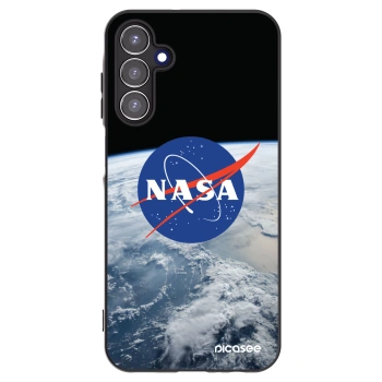 Picasee silikonowe czarne etui na Samsung Galaxy A15 A156B 5G - Nasa Earth