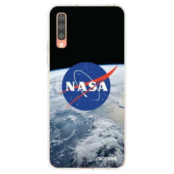 Picasee silikonowe przeźroczyste etui na Samsung Galaxy A70 A705F - Nasa Earth