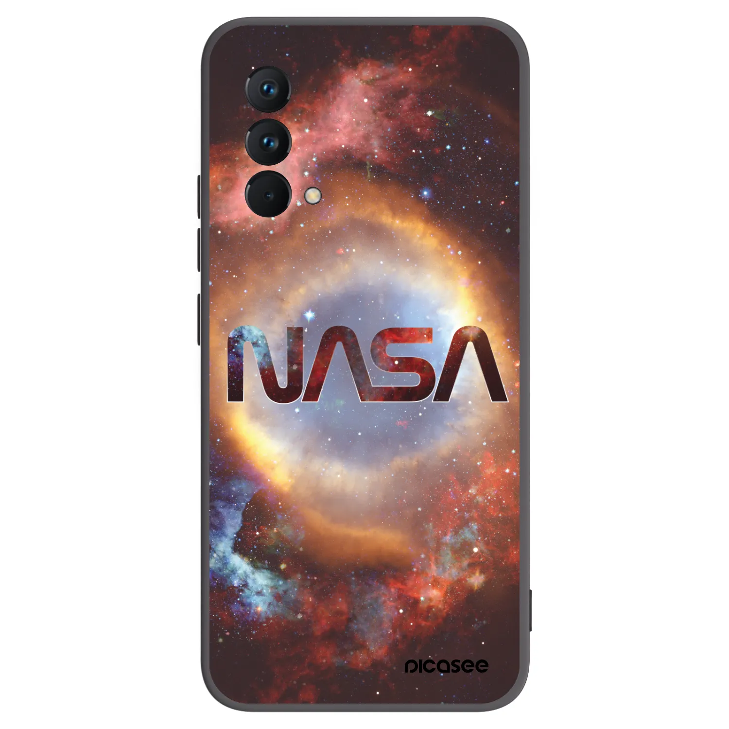 Picasee silikonowe czarne etui na Realme GT Master Edition 5G - Nebula
