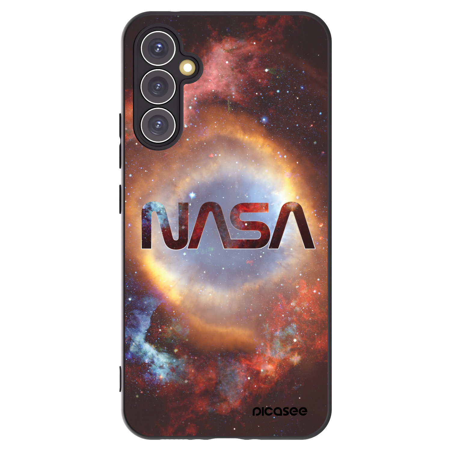 Picasee silikonowe czarne etui na Samsung Galaxy A34 5G A346B - Nebula