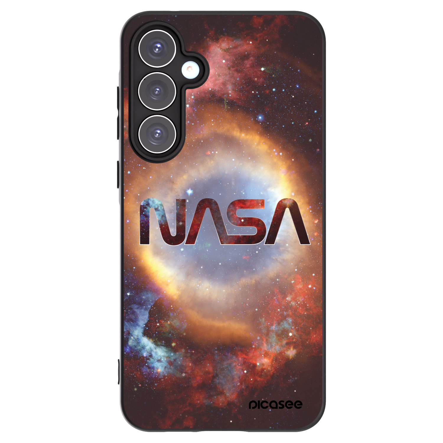 Picasee silikonowe czarne etui na Samsung Galaxy A55 5G A556B - Nebula