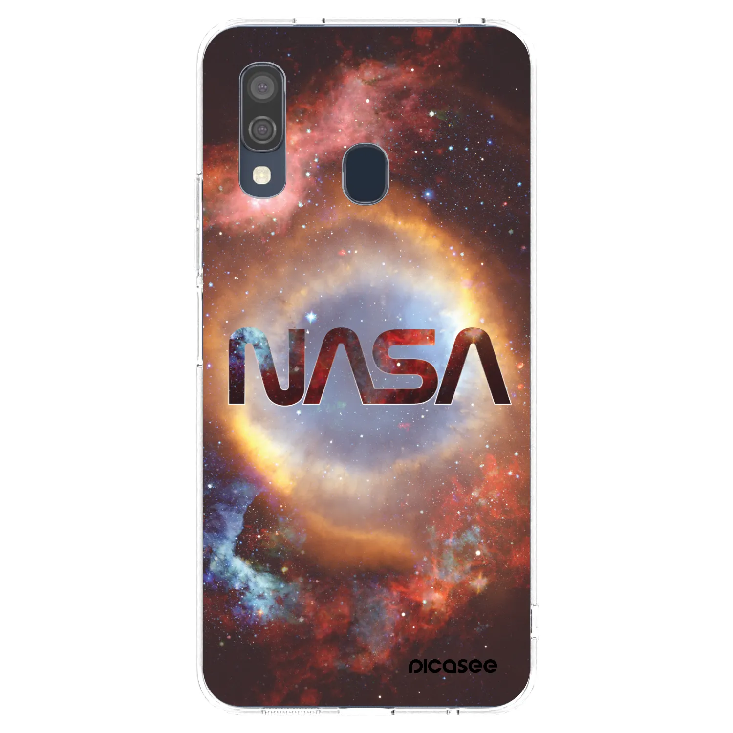 Picasee silikonowe przeźroczyste etui na Samsung Galaxy A40 A405F - Nebula