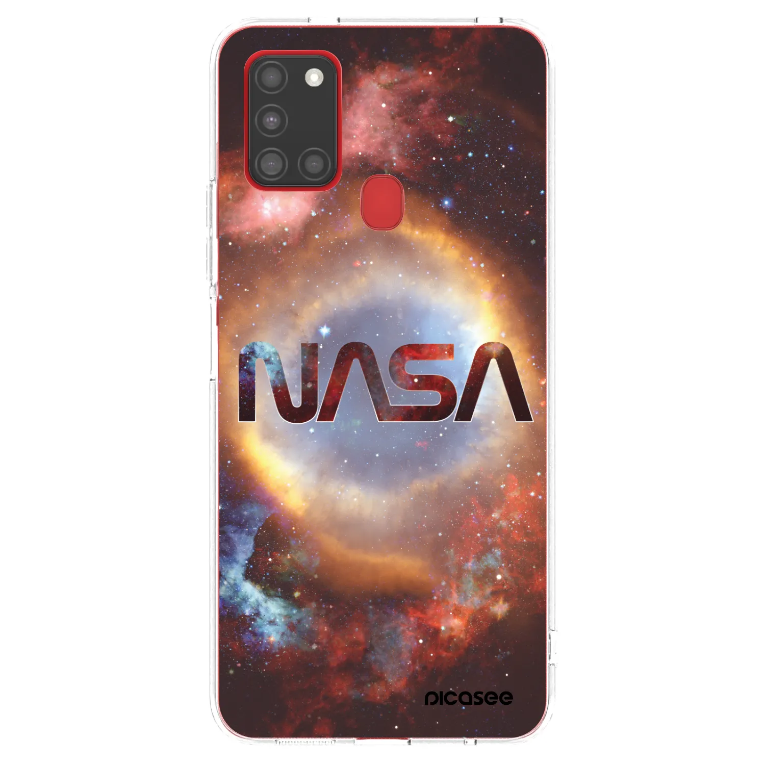 Picasee silikonowe przeźroczyste etui na Samsung Galaxy A21s - Nebula