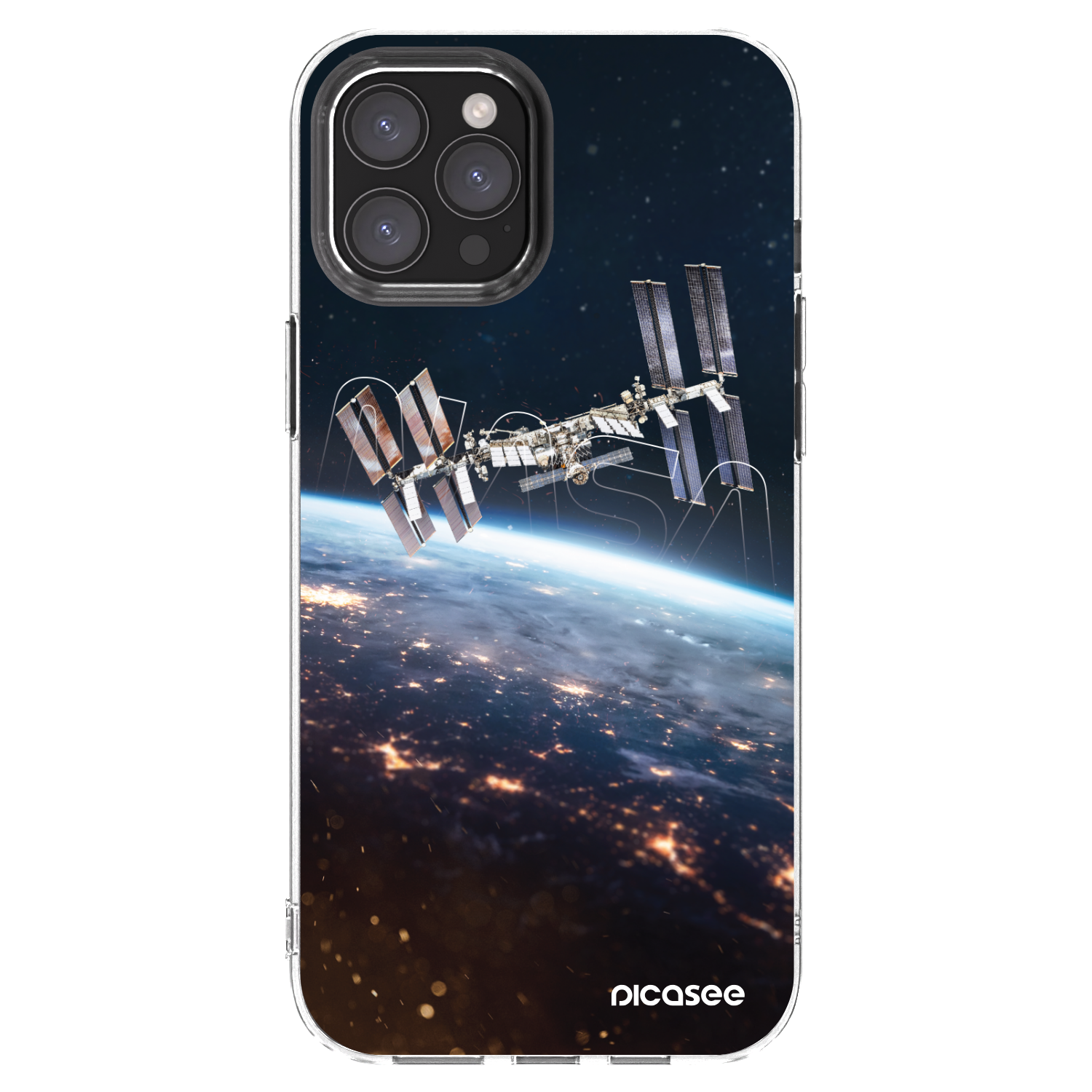 Picasee silikonowe przeźroczyste etui na Apple iPhone 12 Pro Max - Station