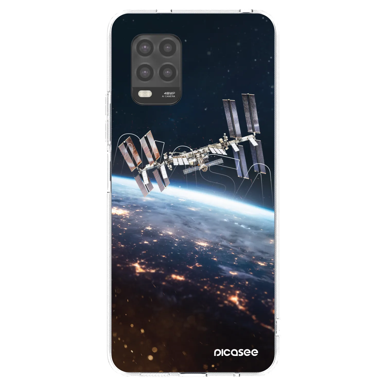 Picasee silikonowe przeźroczyste etui na Xiaomi Mi 10 Lite - Station