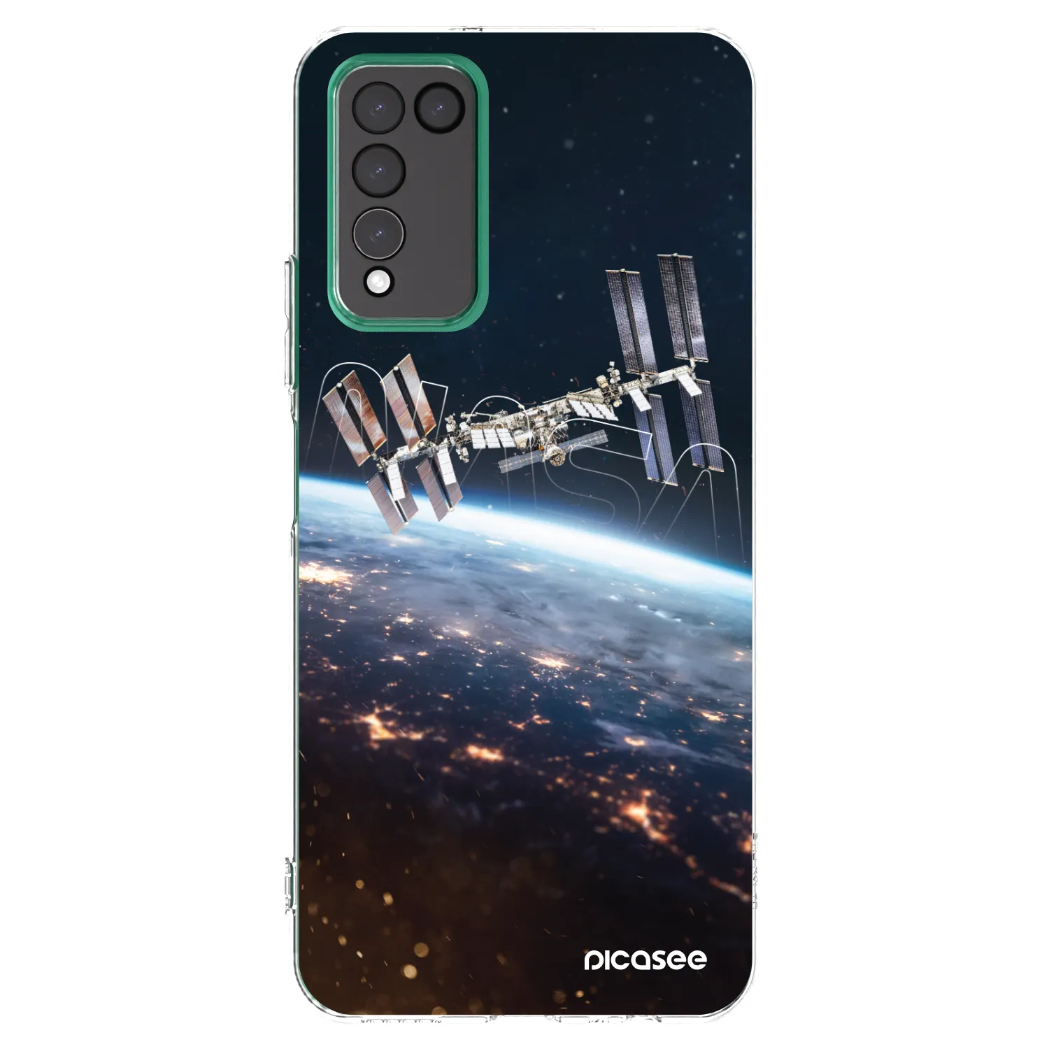 Picasee silikonowe przeźroczyste etui na Honor 10X Lite - Station
