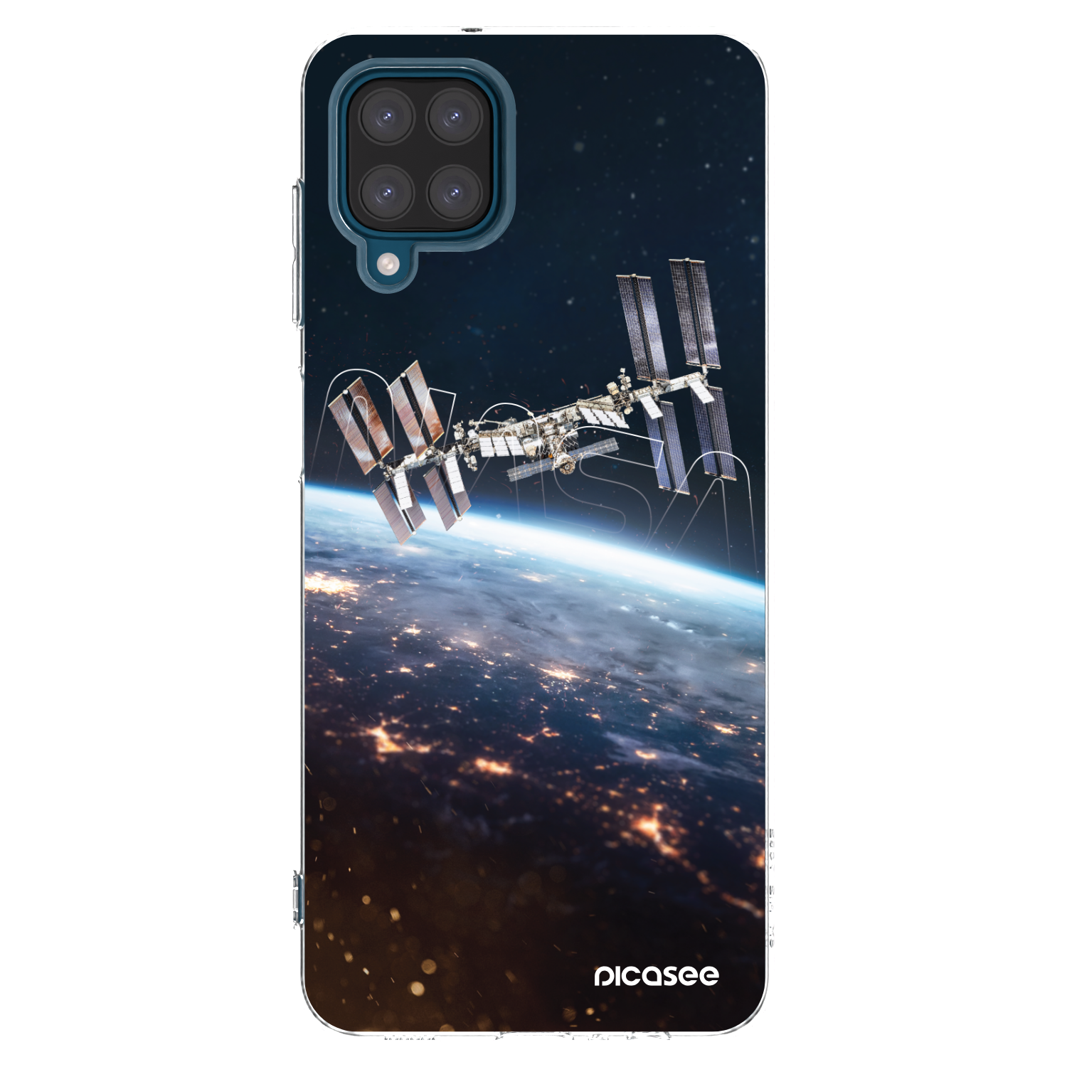 Picasee silikonowe przeźroczyste etui na Samsung Galaxy A12 A125F - Station