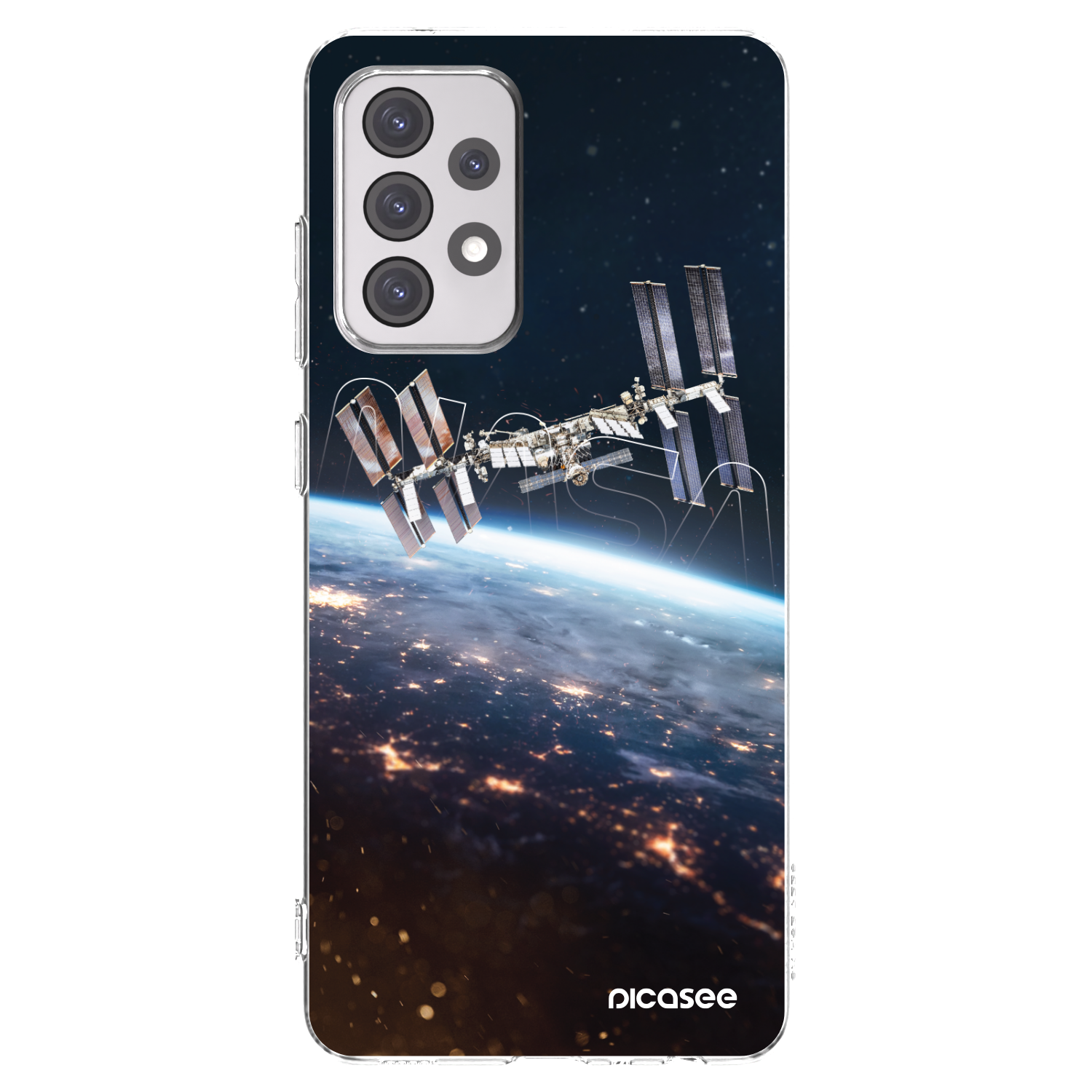 Picasee silikonowe przeźroczyste etui na Samsung Galaxy A52 5G A525F - Station