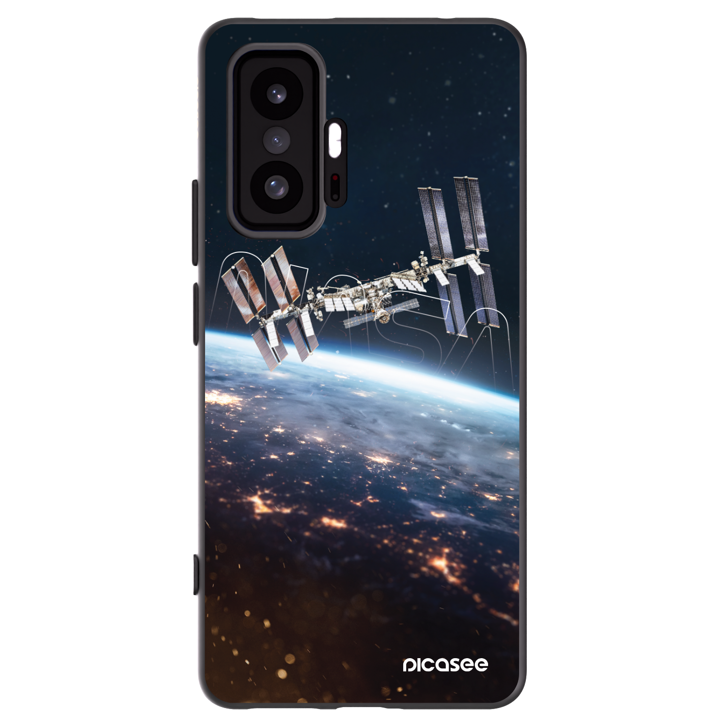 Picasee silikonowe czarne etui na Xiaomi 11T Pro - Station
