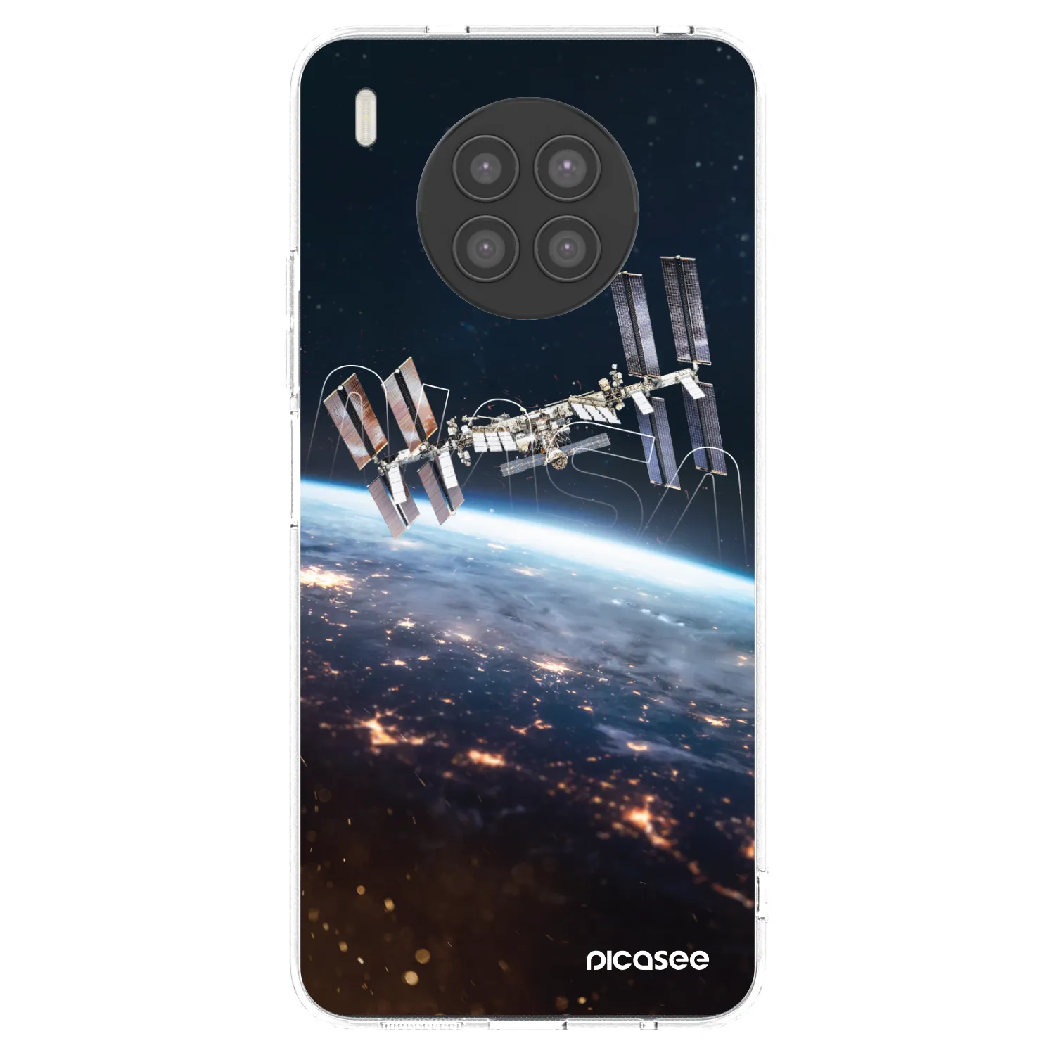 Picasee silikonowe przeźroczyste etui na Huawei Nova 8i - Station