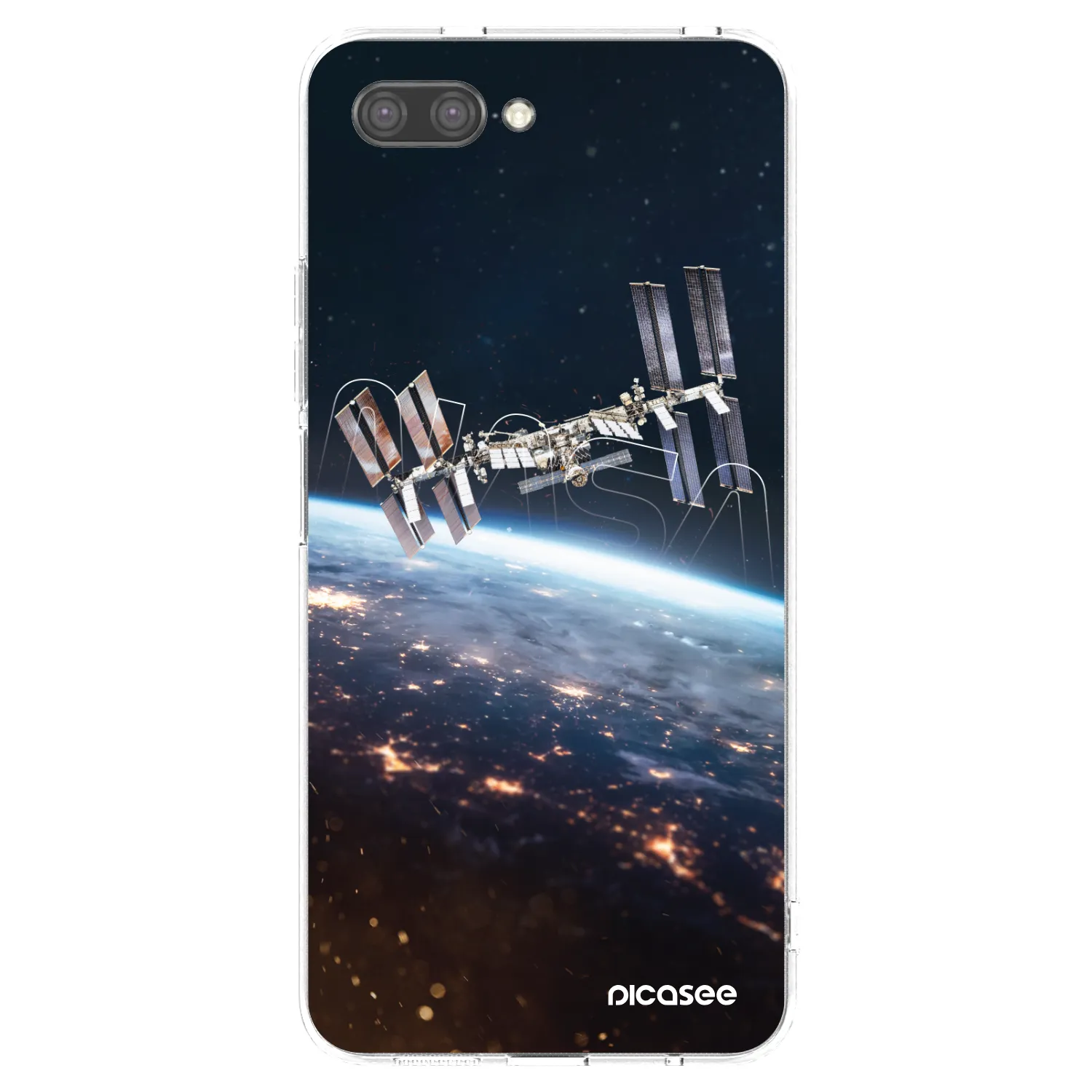 Picasee silikonowe przeźroczyste etui na Honor 10 - Station