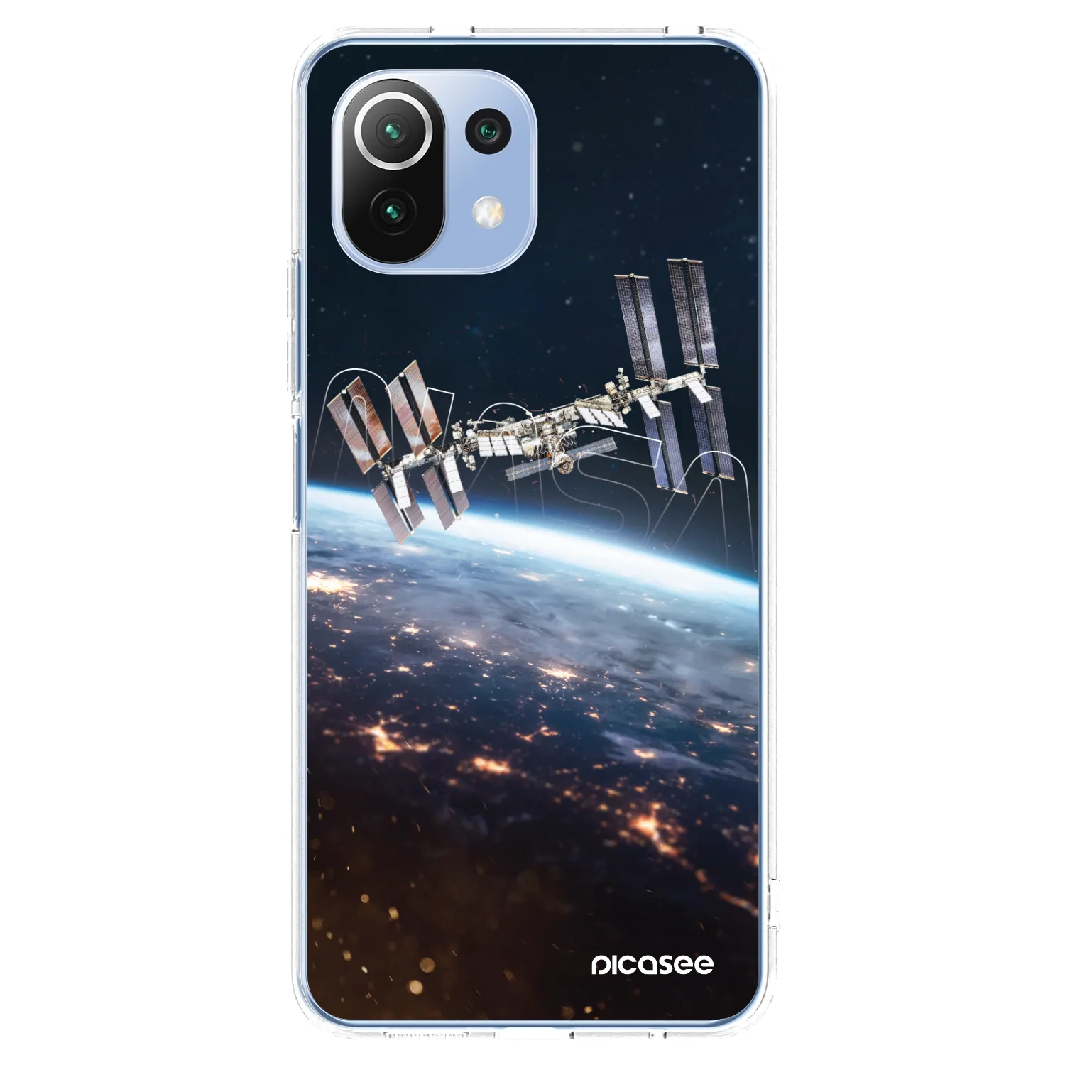 Picasee silikonowe przeźroczyste etui na Xiaomi 11 Lite 5G NE - Station
