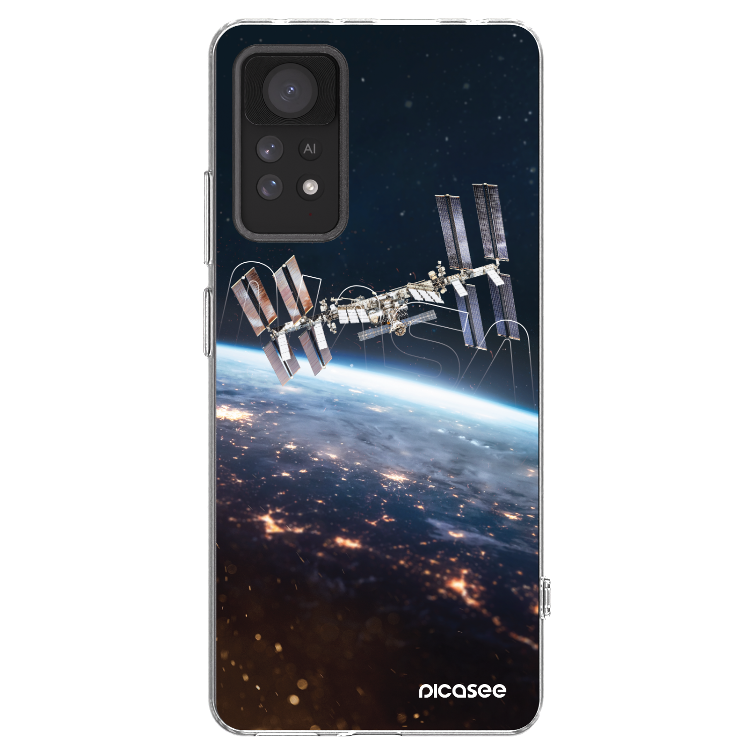 Picasee silikonowe przeźroczyste etui na Xiaomi Redmi Note 11 Pro 5G - Station