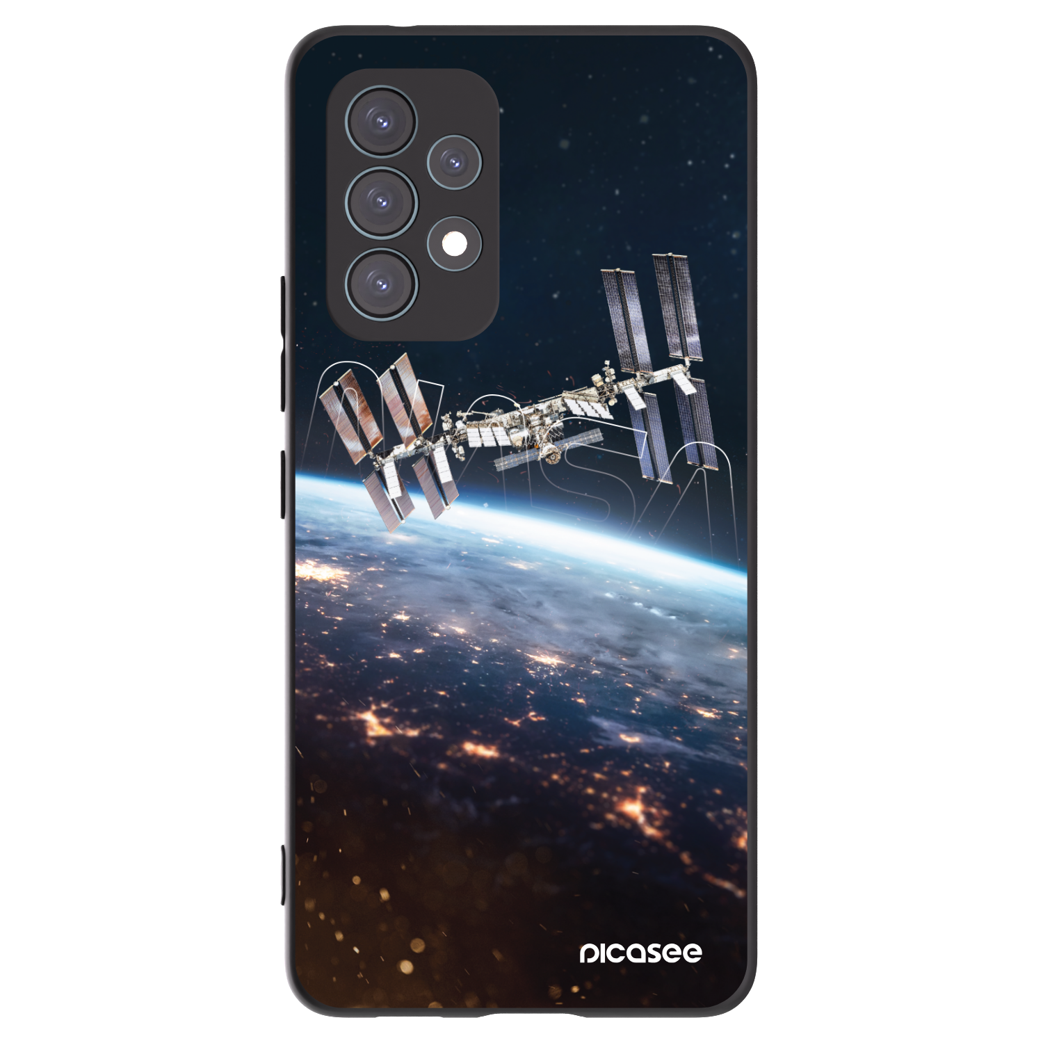 Picasee silikonowe czarne etui na Samsung Galaxy A53 5G A536 - Station