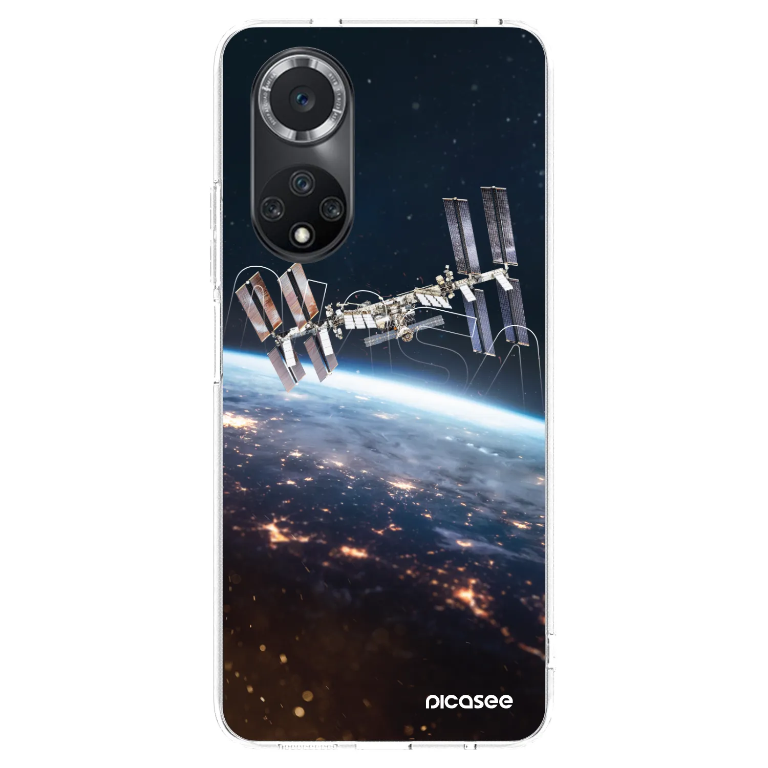 Picasee silikonowe przeźroczyste etui na Huawei Nova 9 SE - Station