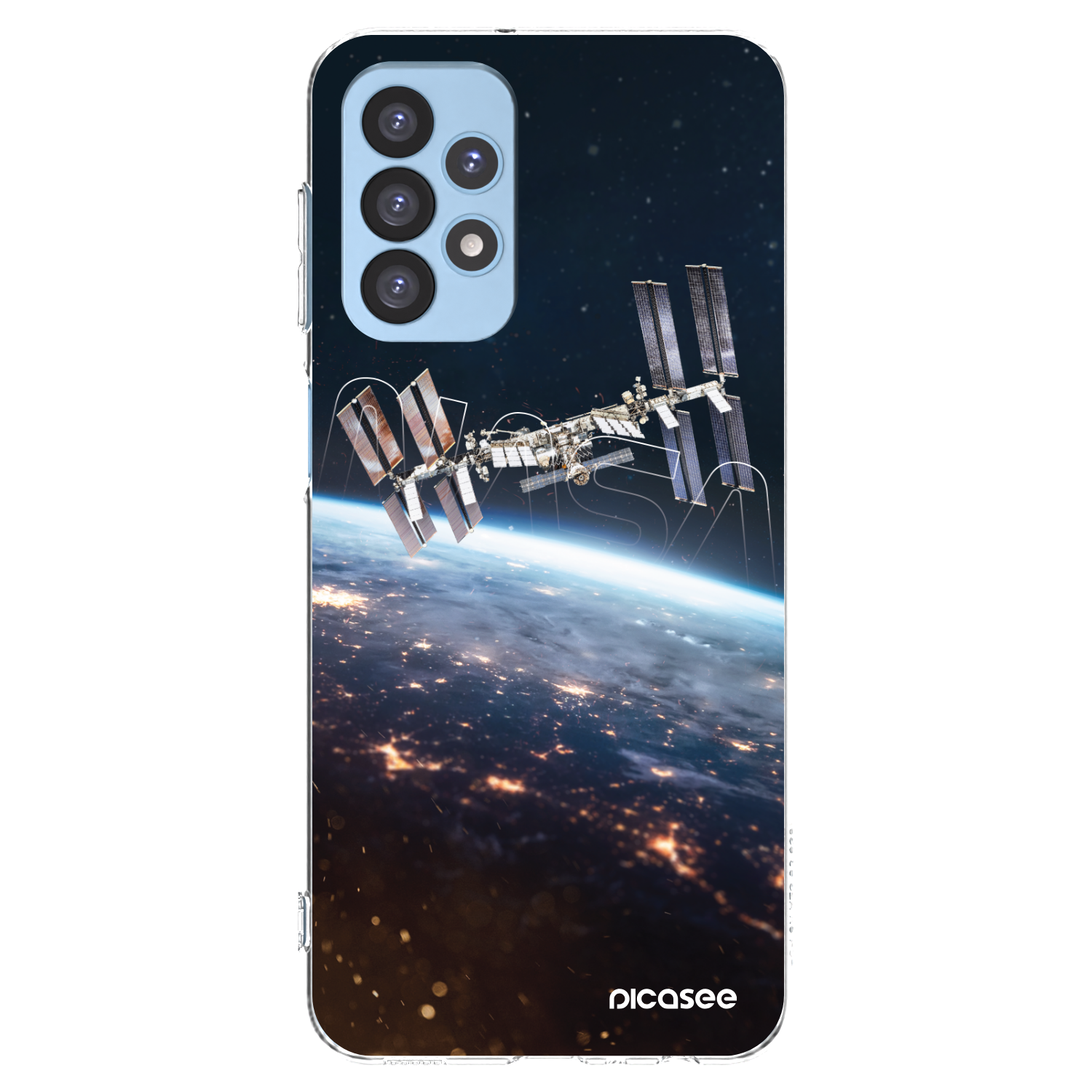 Picasee silikonowe przeźroczyste etui na Samsung Galaxy A23 A235F 4G - Station