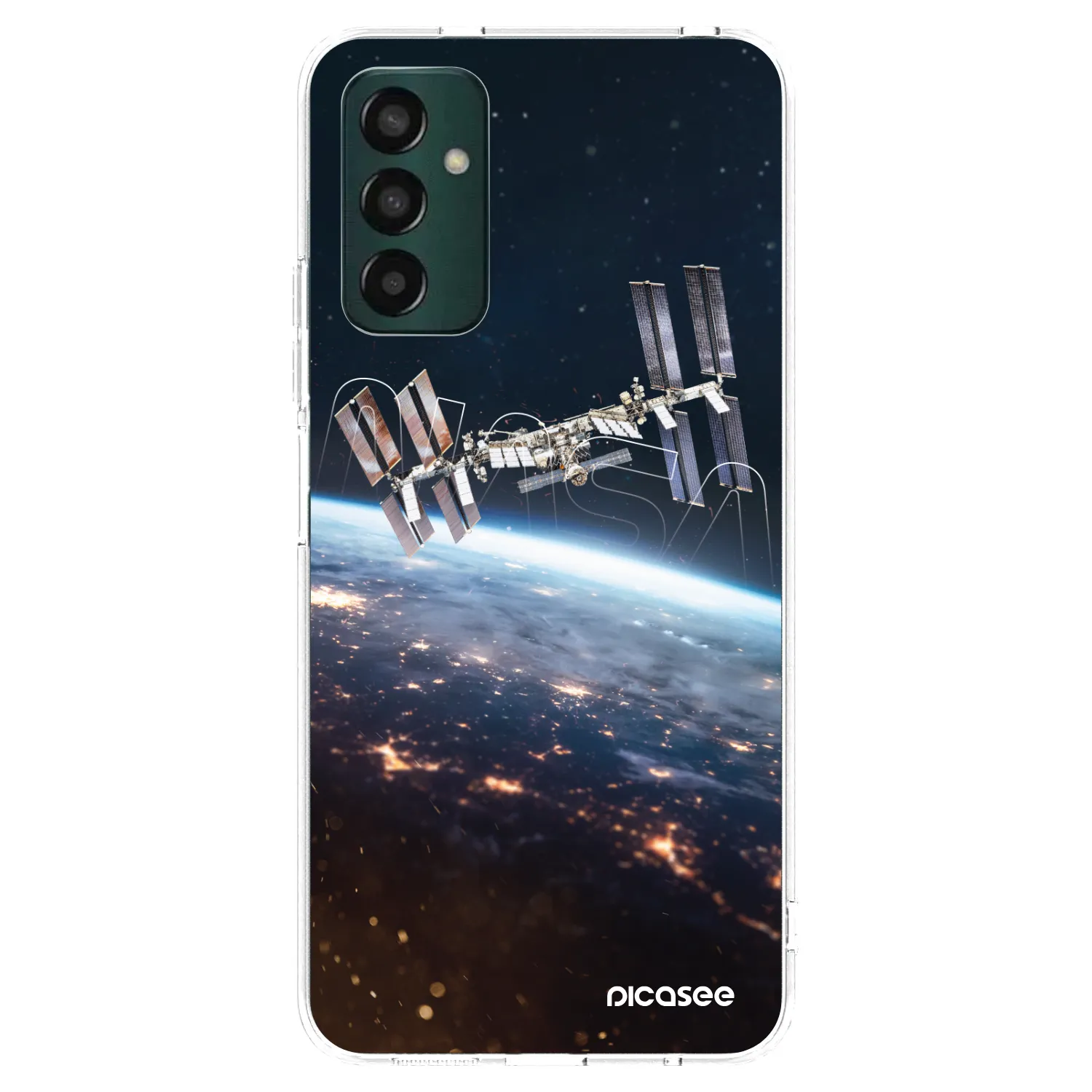 Picasee silikonowe przeźroczyste etui na Samsung Galaxy M23 5G - Station