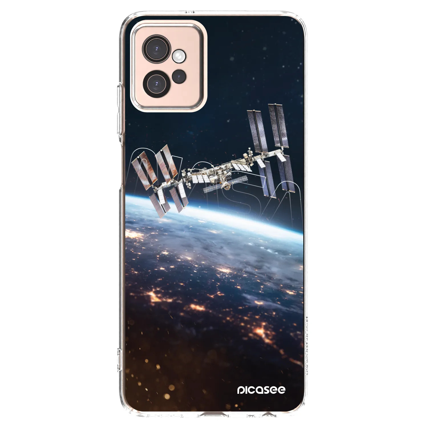 Picasee silikonowe przeźroczyste etui na Motorola Moto G32 - Station