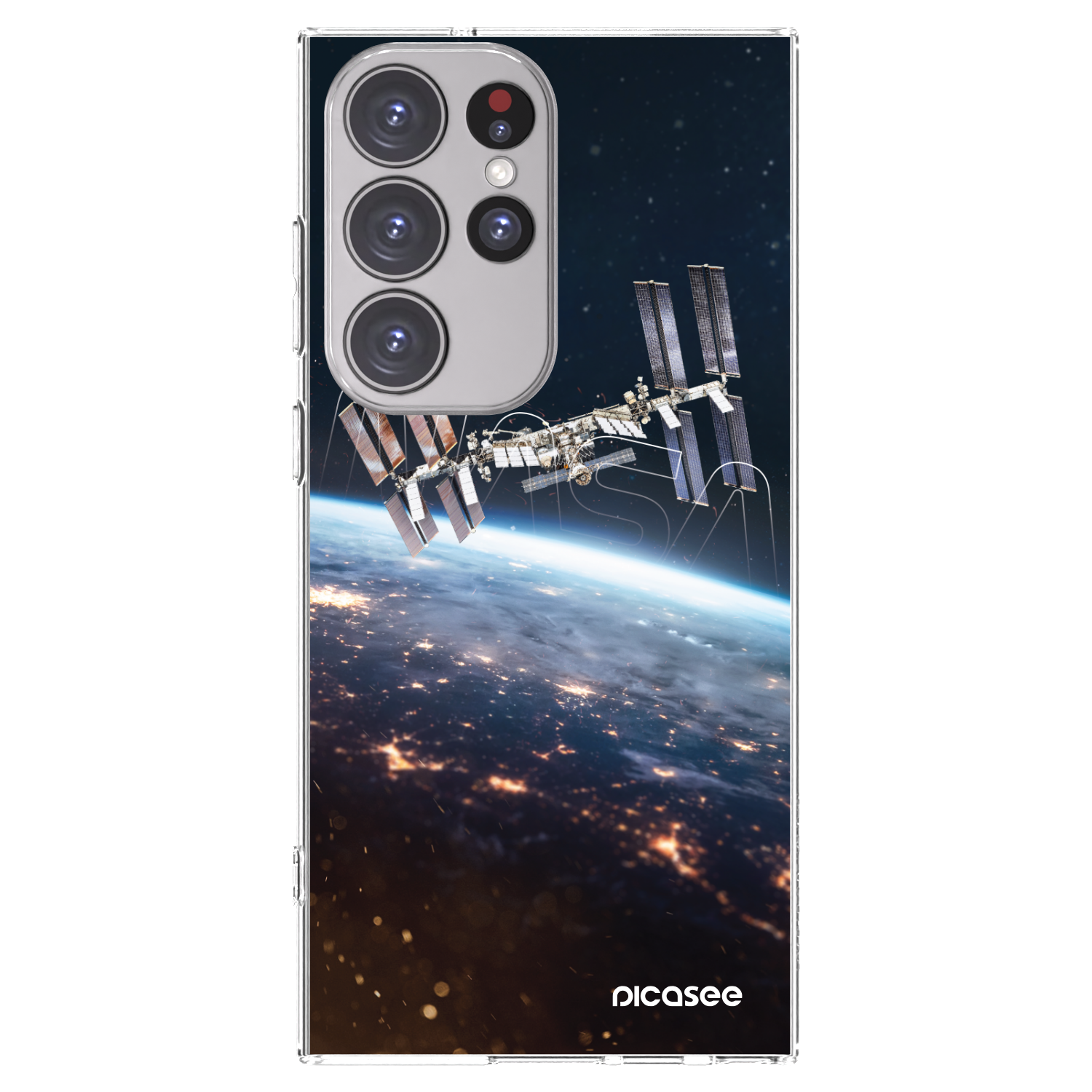 Picasee silikonowe przeźroczyste etui na Samsung Galaxy S23 Ultra 5G - Station
