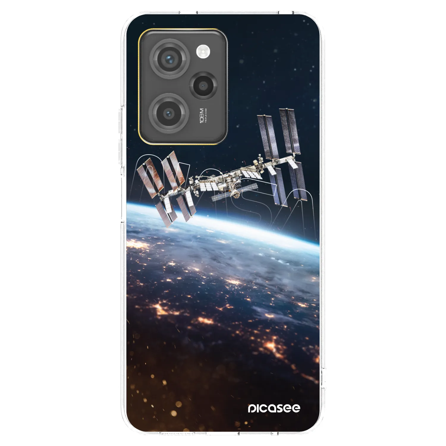 Picasee silikonowe przeźroczyste etui na Xiaomi Poco X5 Pro - Station
