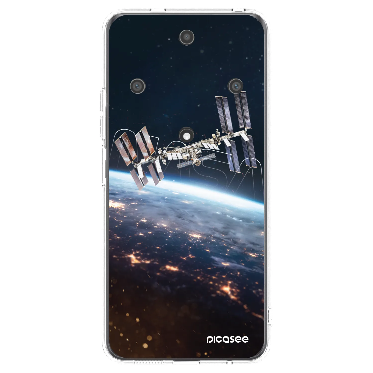 Picasee silikonowe przeźroczyste etui na Honor Magic5 Lite 5G - Station