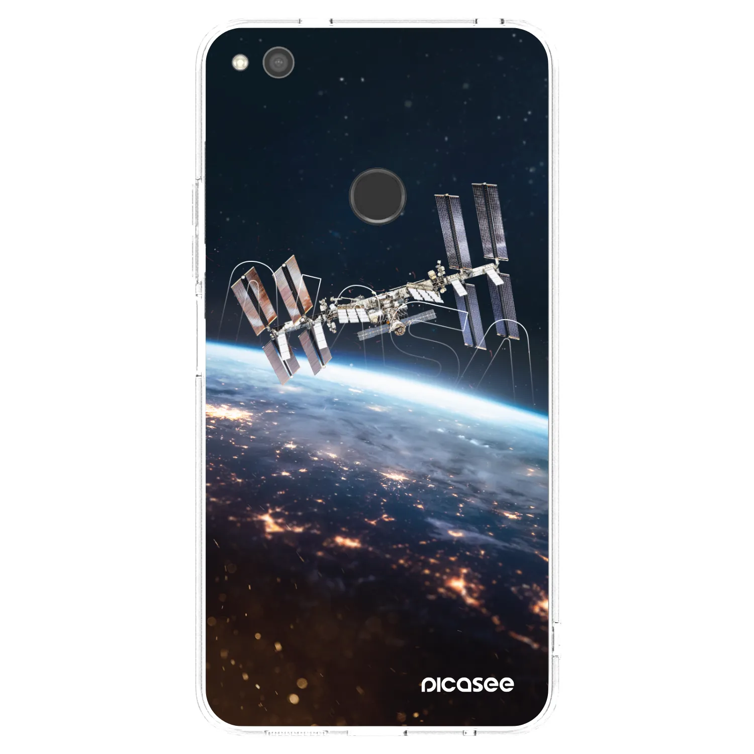 Picasee silikonowe przeźroczyste etui na Huawei P9 Lite 2017 - Station