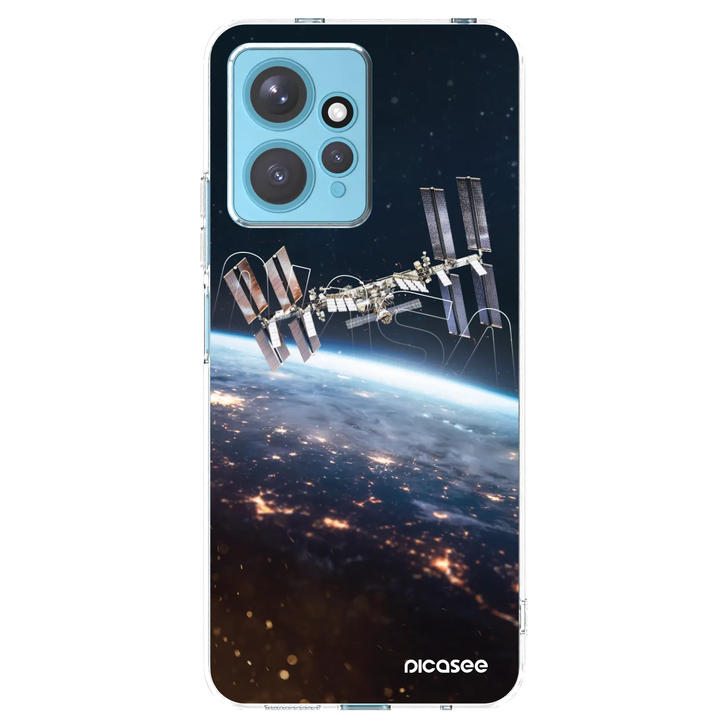 Picasee silikonowe przeźroczyste etui na Xiaomi Redmi Note 12 4G - Station