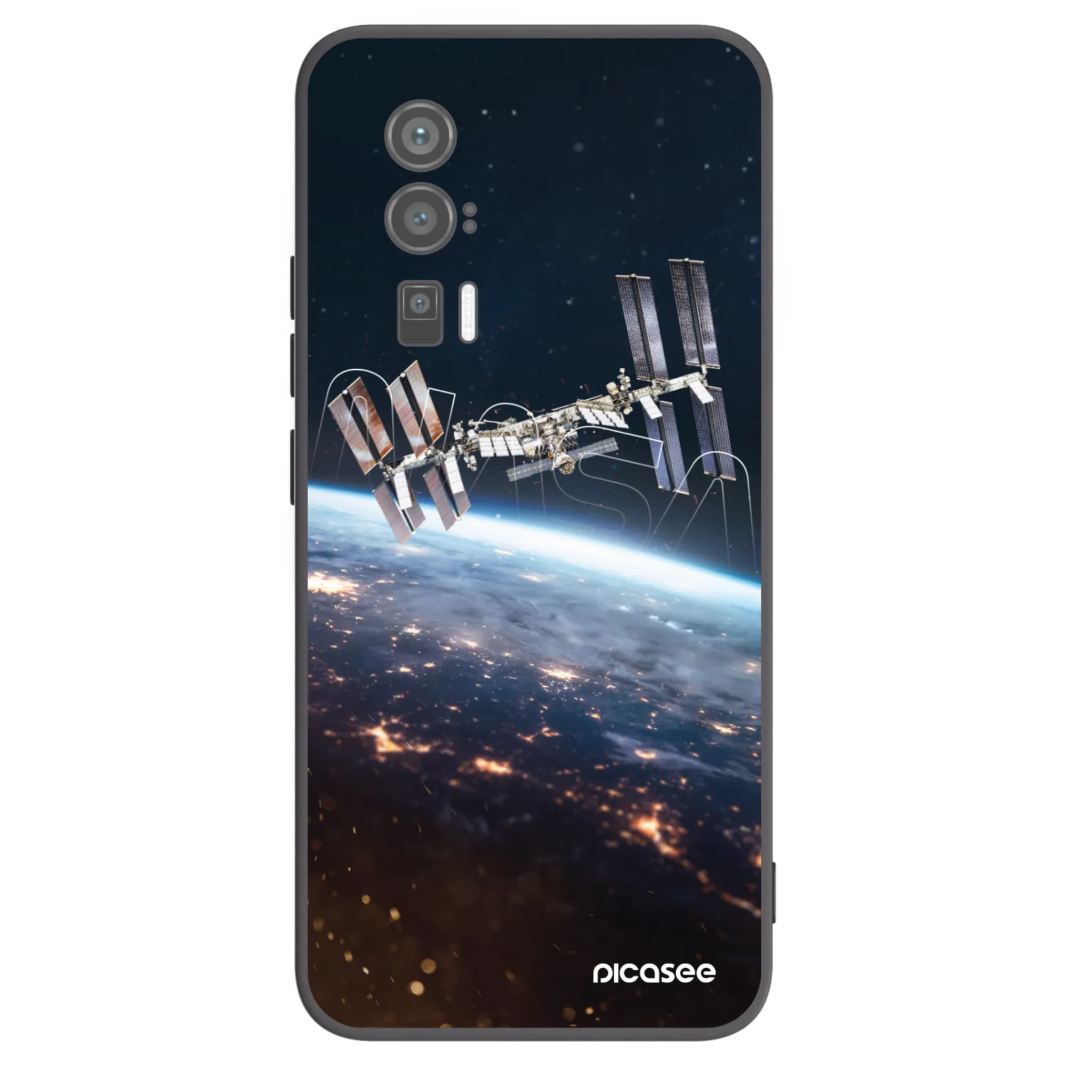 Picasee silikonowe czarne etui na Xiaomi Poco F5 Pro 5G - Station
