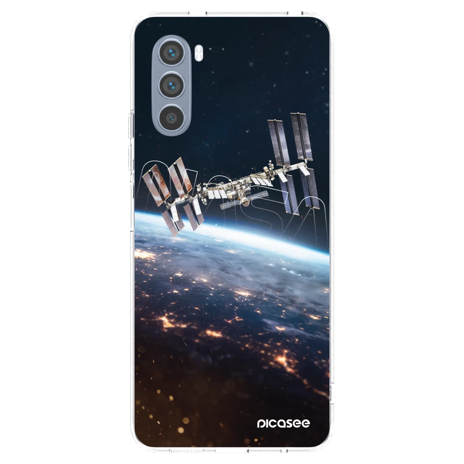 Picasee silikonowe przeźroczyste etui na Motorola Moto G62 - Station