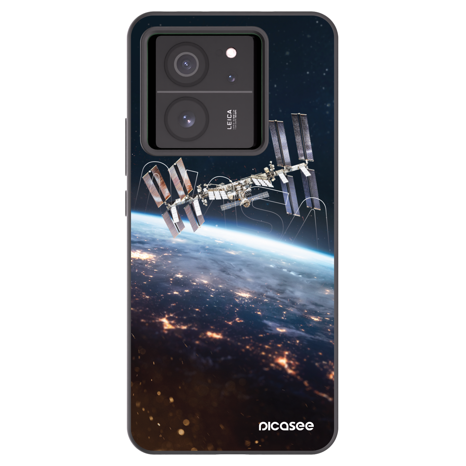 Picasee silikonowe czarne etui na Xiaomi 13T Pro - Station