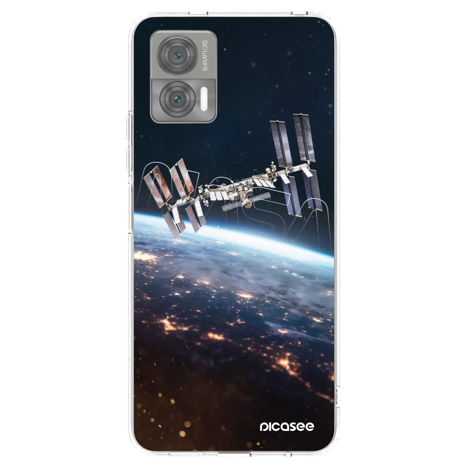 Picasee silikonowe przeźroczyste etui na Motorola Edge 30 Neo - Station