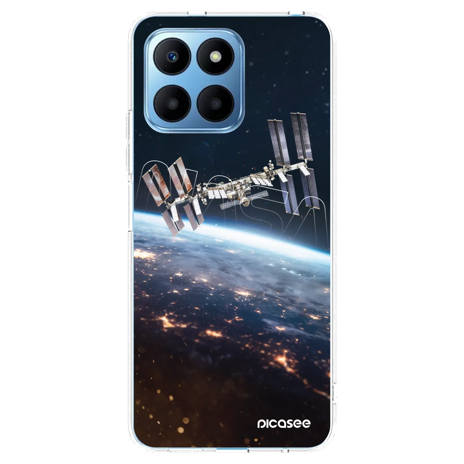 Picasee silikonowe przeźroczyste etui na Honor 70 Lite - Station