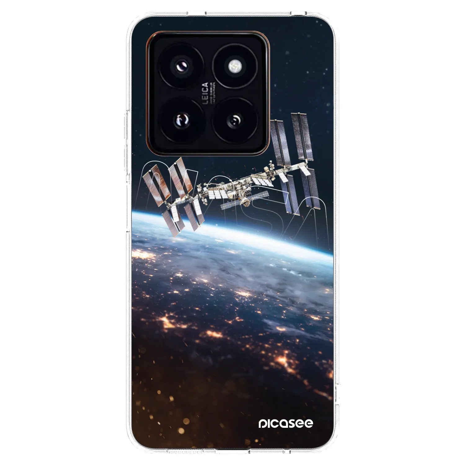 Picasee silikonowe przeźroczyste etui na Xiaomi 14 Pro - Station
