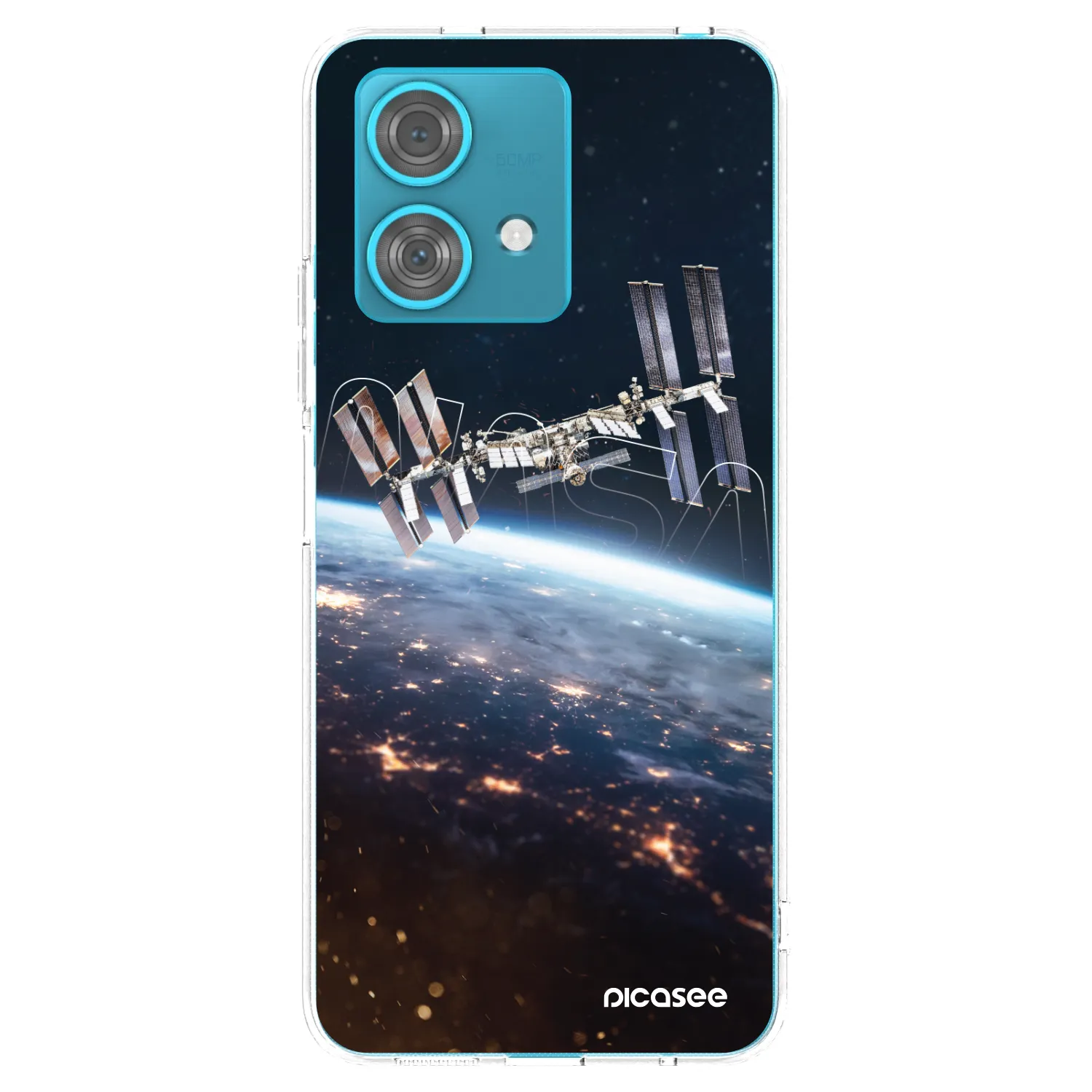 Picasee silikonowe przeźroczyste etui na Motorola Edge 40 Neo - Station