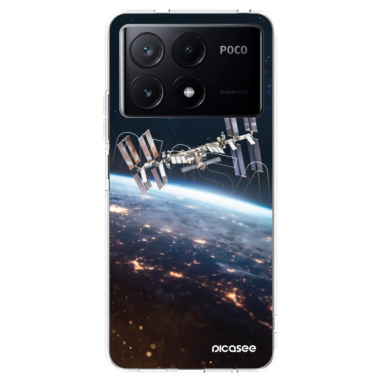 Picasee silikonowe przeźroczyste etui na Xiaomi Poco X6 Pro - Station